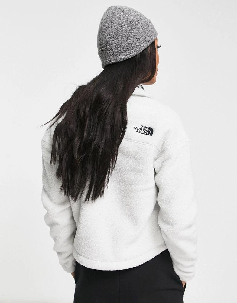 商品The North Face|The North Face Shispare sherpa zip up fleece in grey Exclusive at ASOS,价格¥353,第2张图片详细描述