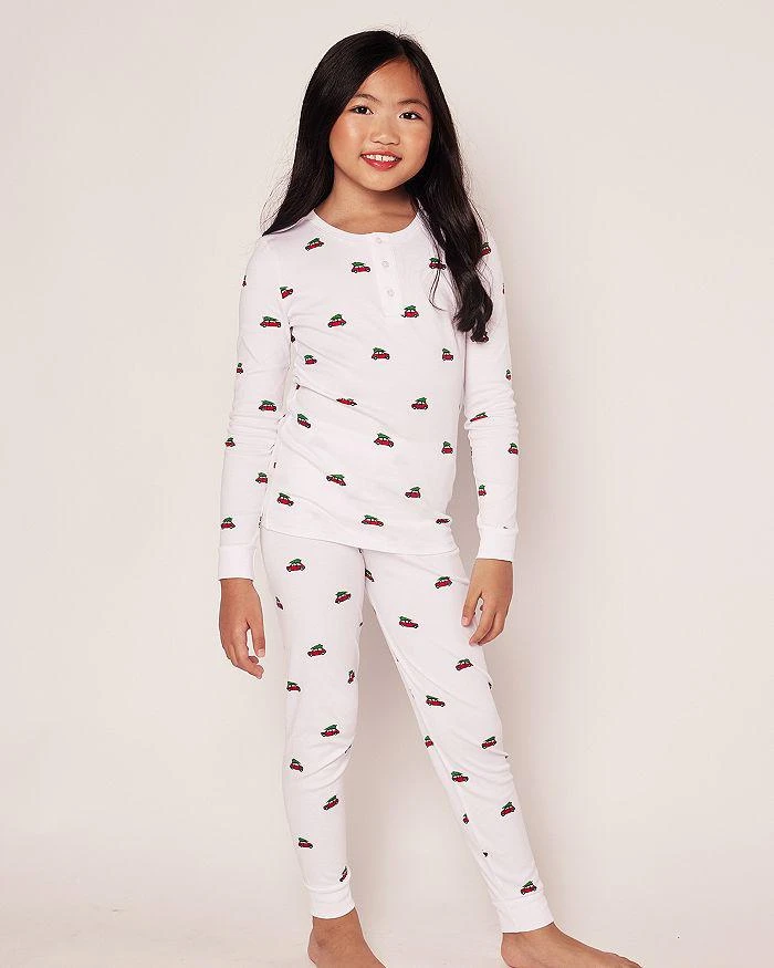 商品Petite Plume|Unisex Holiday Journey Tight Fit Pajamas - Little Kid, Big Kid,价格¥250,第2张图片详细描述