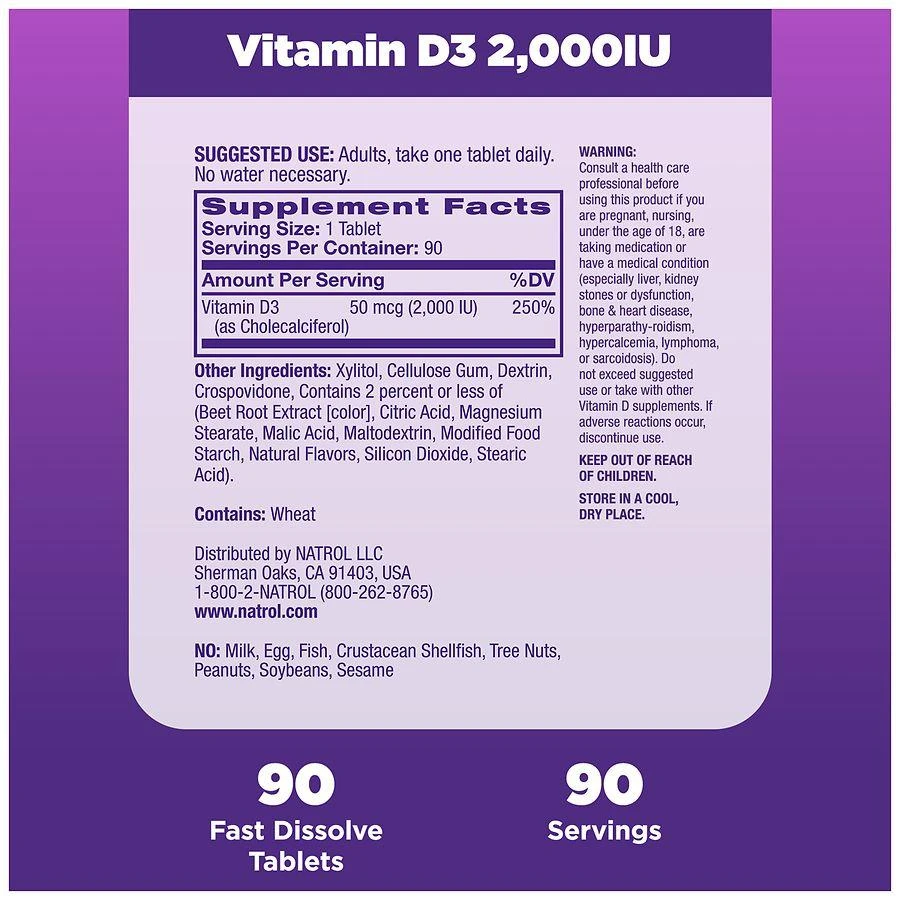 Vitamin D3 Bone & Joint Health Tablets Strawberry 商品