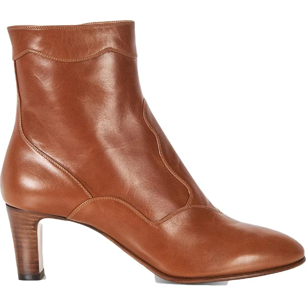 商品Chloé|Chloe Womens Kolyn Cive Leather Western Ankle Boots,价格¥1074,第3张图片详细描述