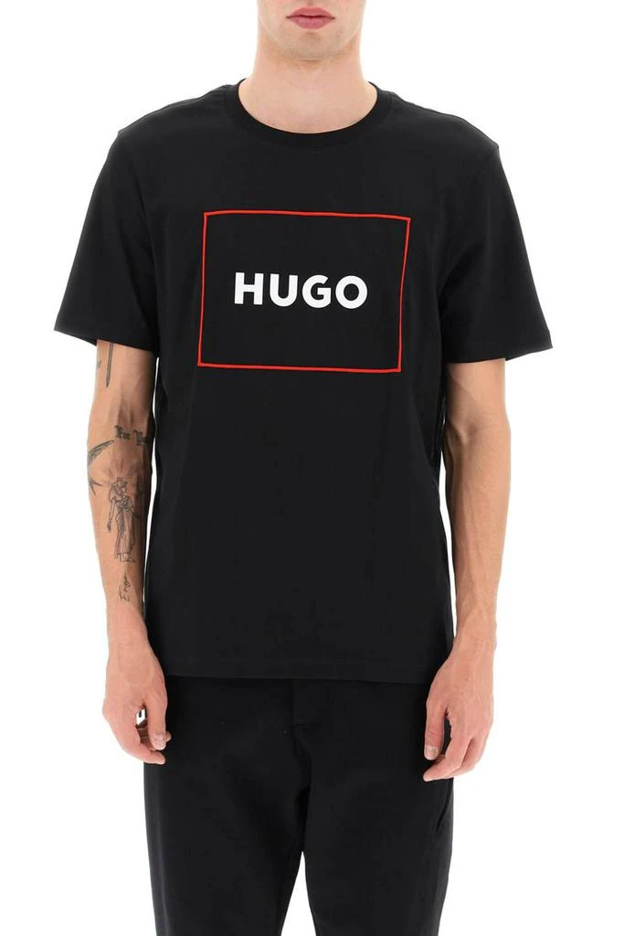 商品Hugo Boss|Hugo jersey t-shirt with logo,价格¥433,第2张图片详细描述