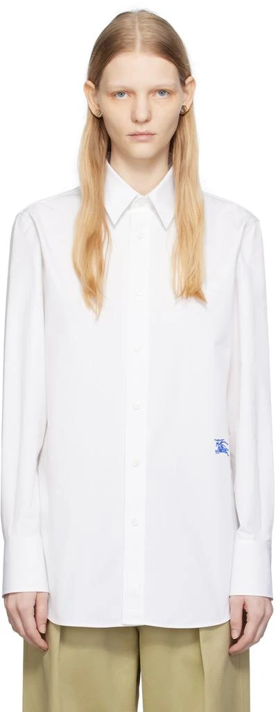 商品Burberry|白色 EKD 衬衫,价格¥5765,第1张图片