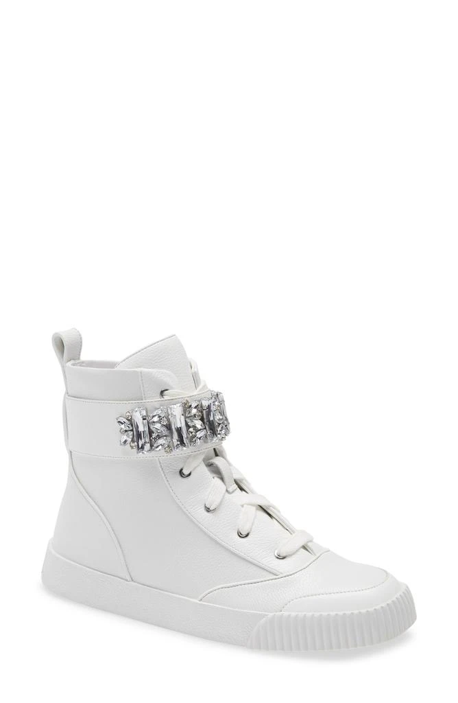 商品Karl Lagerfeld Paris|Jeren Crystal Strap High Top Sneaker,价格¥448,第1张图片