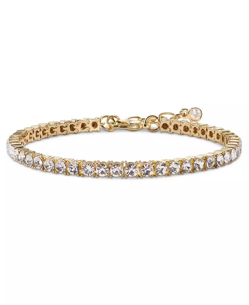 商品On 34th|Silver-Tone Flex Tennis Bracelet, 7" + 1" extender, Created for Macy's,价格¥113,第1张图片