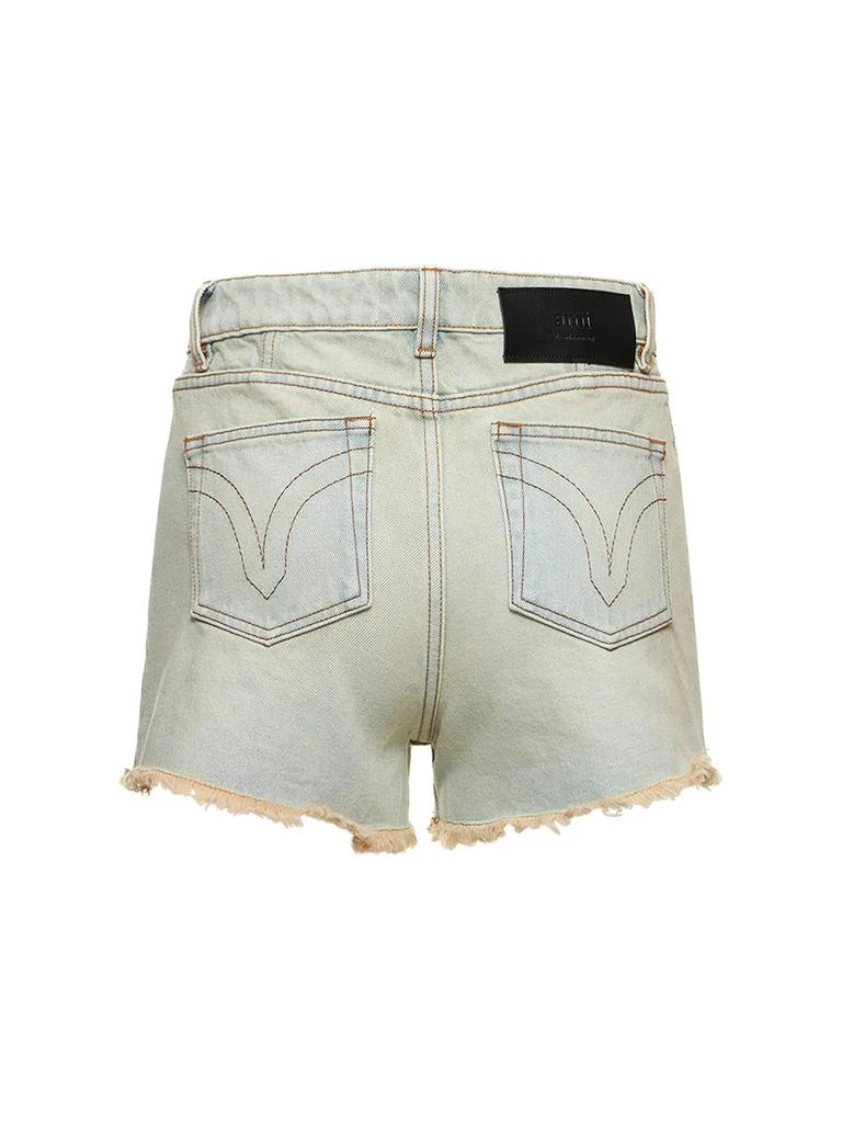 商品AMI|Cotton Denim Shorts,价格¥996,第4张图片详细描述