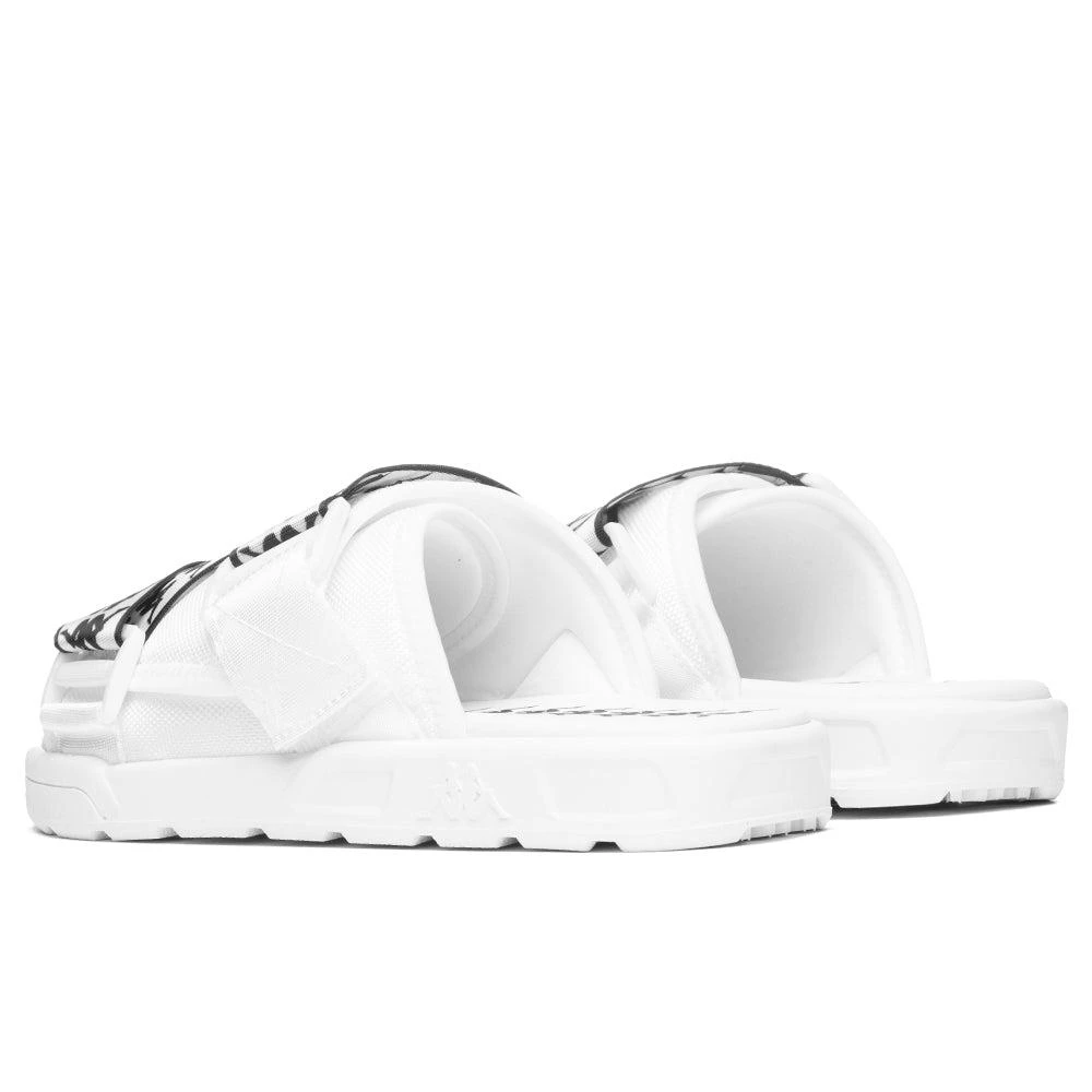 商品Kappa|222 Banda Mitel 1 Sandals - White/Black,价格¥427,第3张图片详细描述