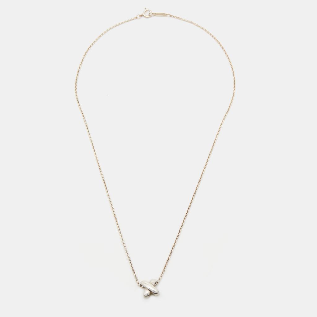 Tiffany & Co. X Sterling Silver Pendant Necklace商品第3张图片规格展示