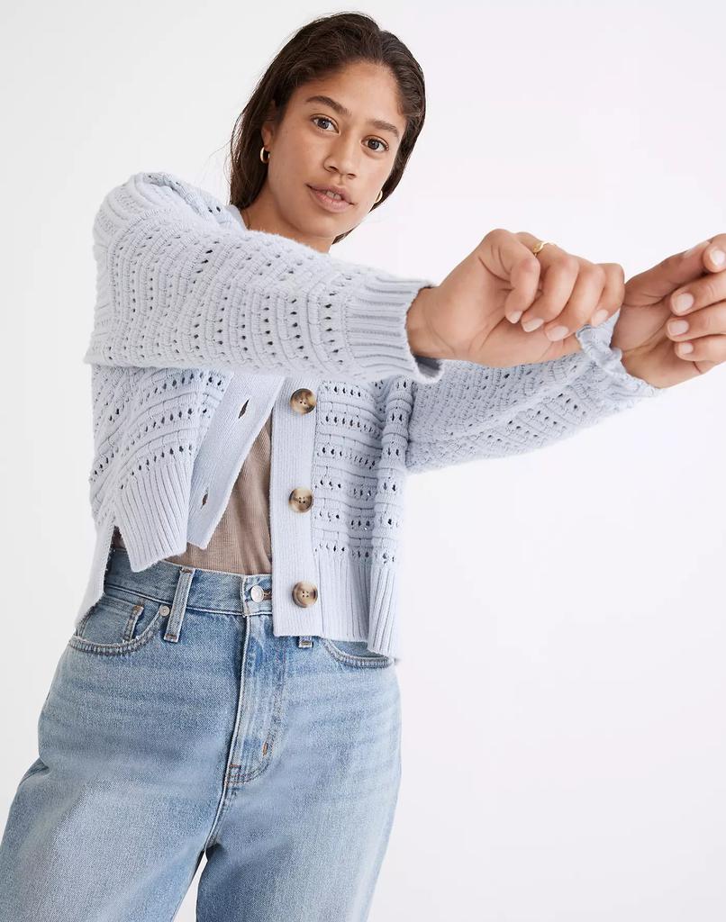 Tanfield Open-Stitch Cardigan Sweater商品第4张图片规格展示