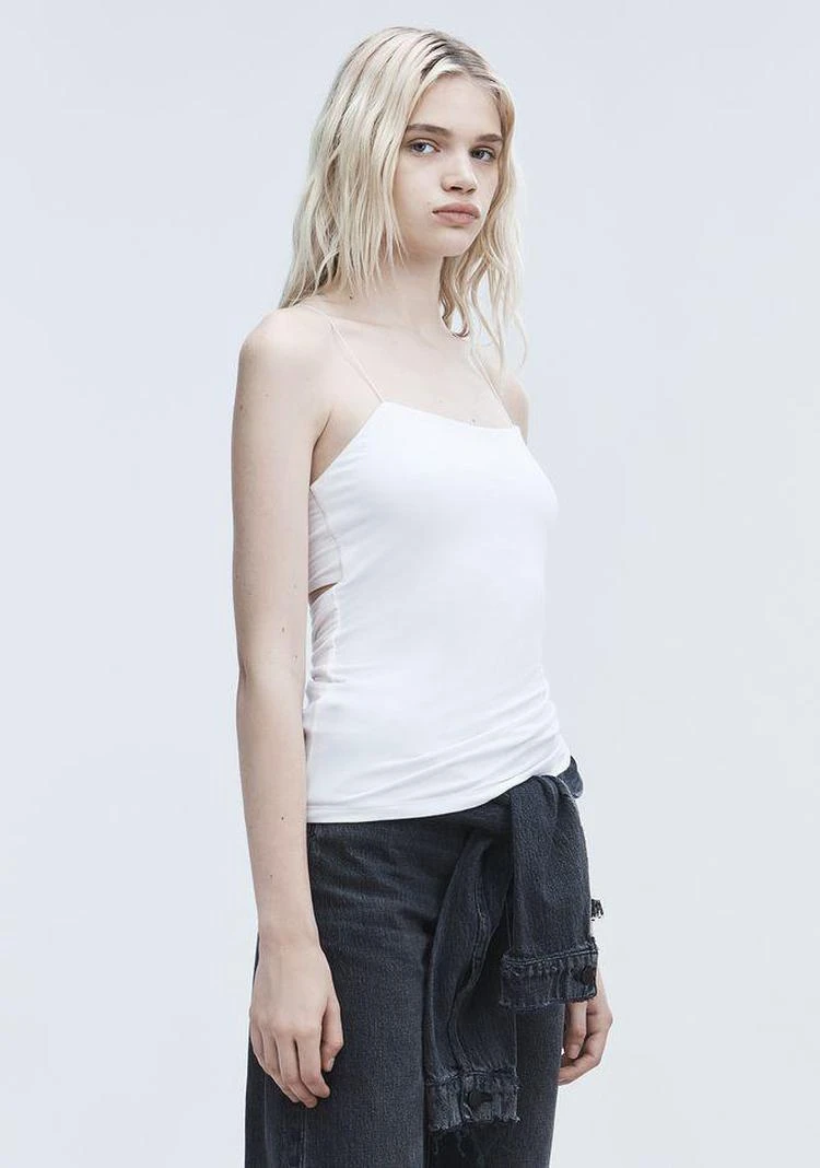 商品Alexander Wang|SPANDEX STRAPPY CAMI 镂空吊带上衣,价格¥347,第5张图片详细描述
