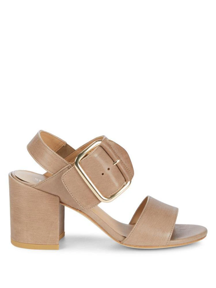 商品Stuart Weitzman|City Leather Sandals,价格¥1022,第5张图片详细描述