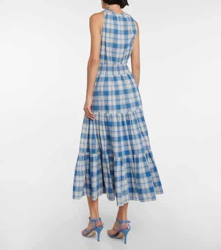 商品Ralph Lauren|格纹棉质加长连衣裙,价格¥2524,第3张图片详细描述