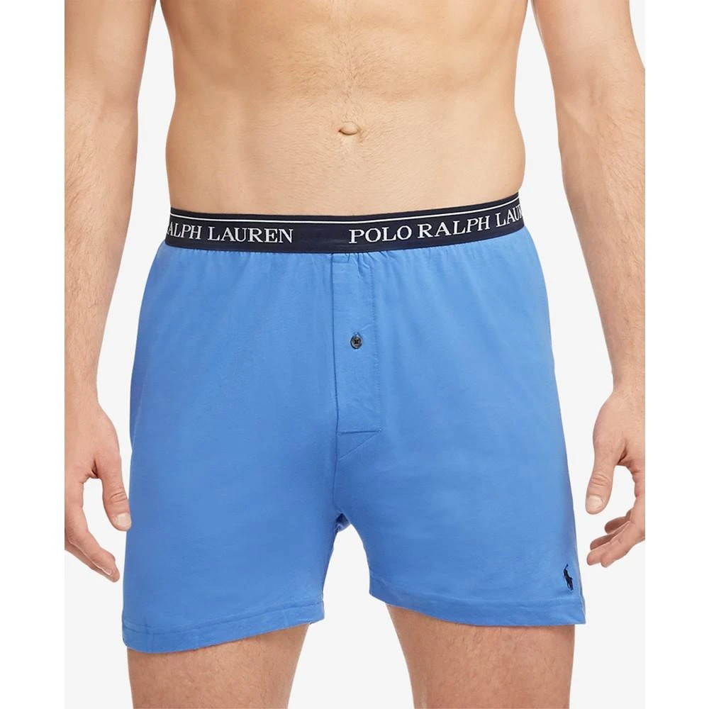 商品Ralph Lauren|Men's 5-Pack. Classic Knit Boxer Brief,价格¥443,第4张图片详细描述
