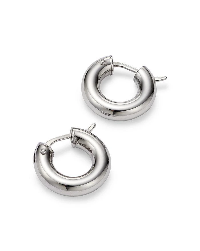 商品Roberto Coin|18K White Gold Hoop Earrings,价格¥5382,第4张图片详细描述