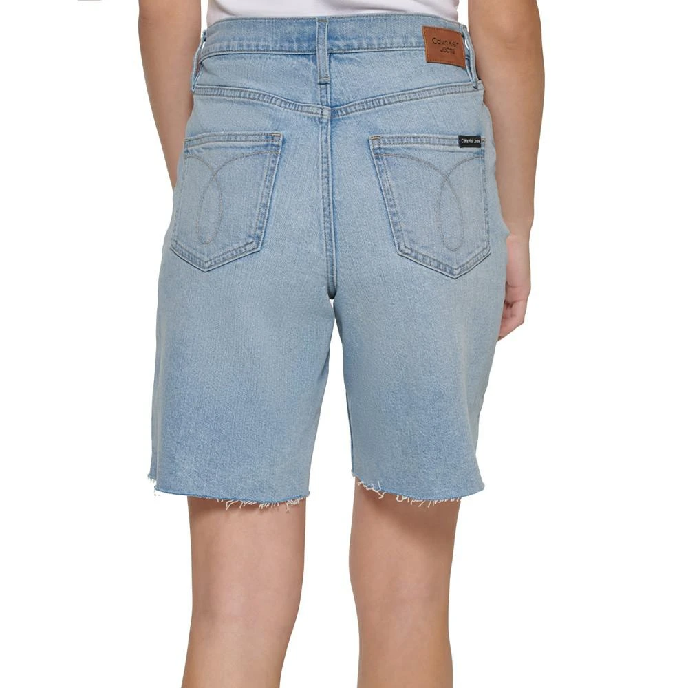 商品Calvin Klein|Women's High Rise 90s Fit Cutoff Jean Shorts,价格¥81,第2张图片详细描述