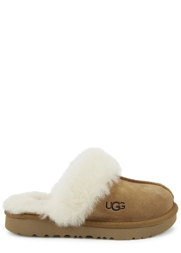 商品UGG|KIDS Cosy II brown suede slippers,价格¥355,第1张图片