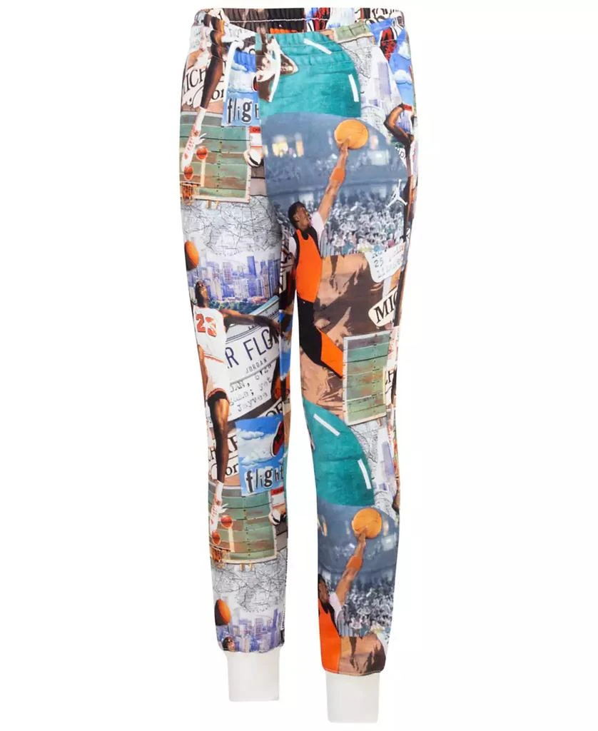 商品Jordan|Big Boys MJ Brooklyn Fleece All-Over Print Pants,价格¥149,第1张图片