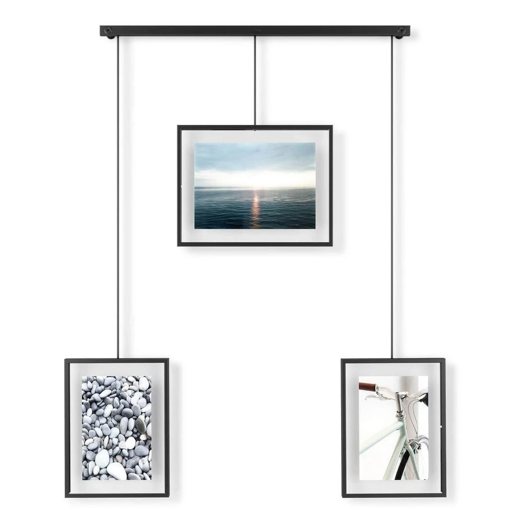 商品Umbra|Umbra Exhibit 3 Photo Display - Black,价格¥250,第3张图片详细描述