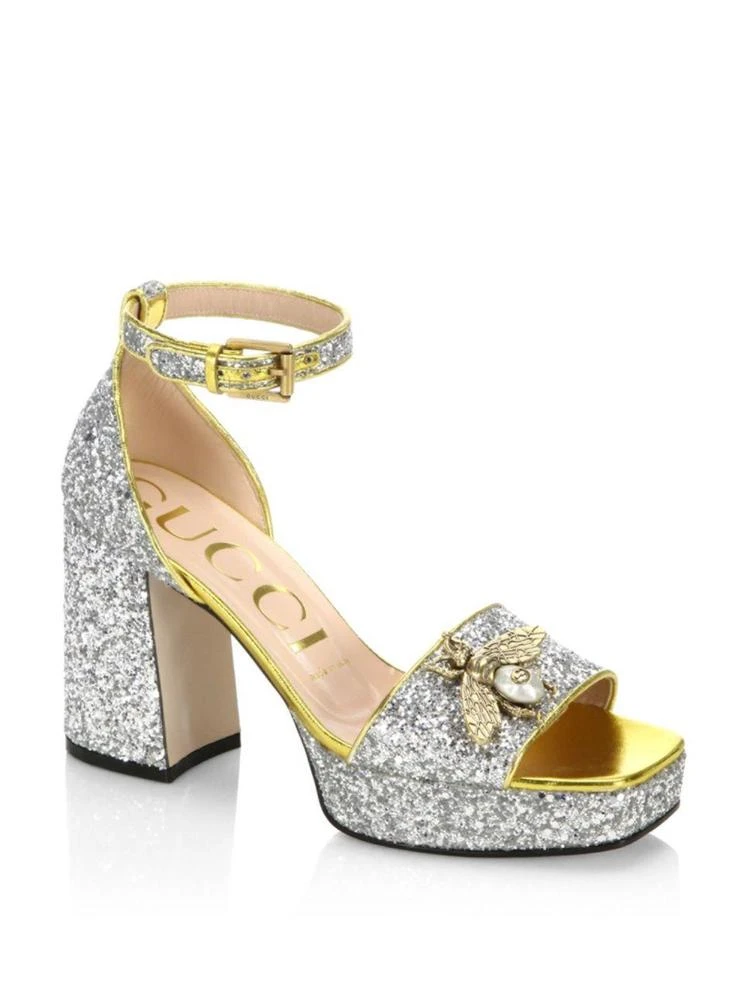 商品Gucci|Soko Glitter Sandals,价格¥4477,第1张图片