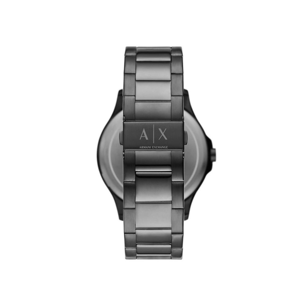 Men's Gunmetal Stainless Steel Bracelet Watch 46mm and Bracelet Gift Set商品第2张图片规格展示