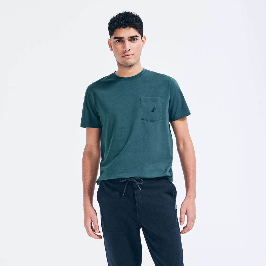 商品Nautica|Nautica Mens J-Class Pocket T-Shirt,价格¥80,第1张图片