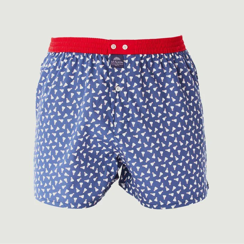 商品Mc Alson|Badminton printed cotton briefs Navy Blue MC ALSON,价格¥319,第1张图片