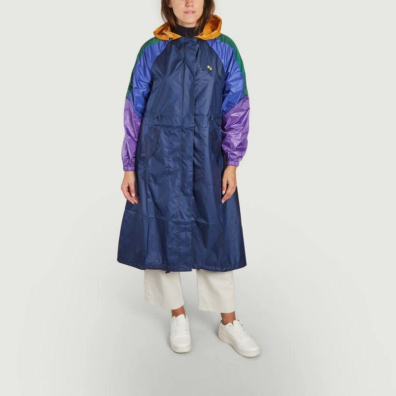 商品BOBO CHOSES|Long colorblock raincoat Midnight blue Bobo Choses,价格¥1601,第4张图片详细描述