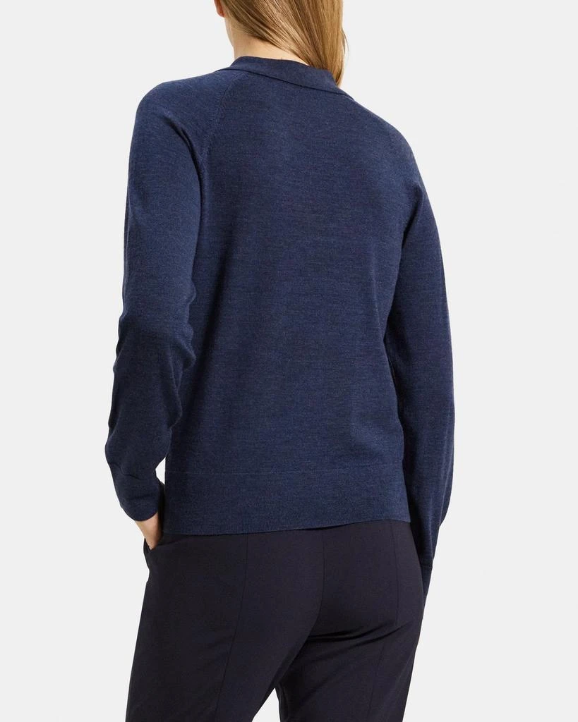 商品Theory|Collared Sweater in Fine Merino Wool,价格¥494,第3张图片详细描述