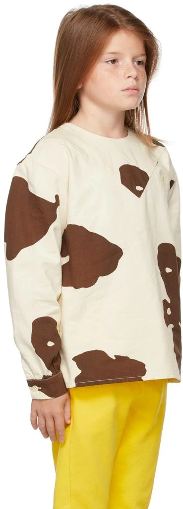 商品The Animals Observatory|Kids White & Brown Cow Marmot Shirt,价格¥425,第3张图片详细描述