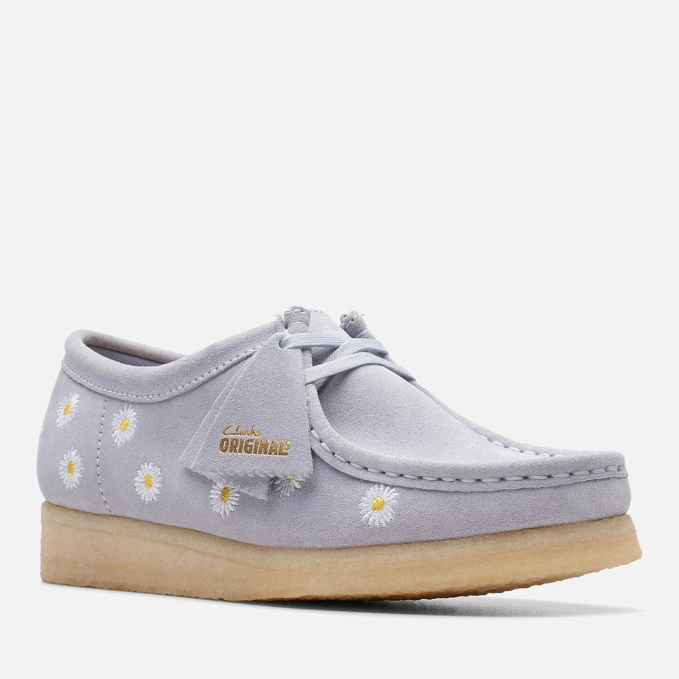 商品Clarks|CLARKS ORIGINALS WOMEN'S EMBROIDERED SUEDE WALLABEE SHOES,价格¥782,第2张图片详细描述