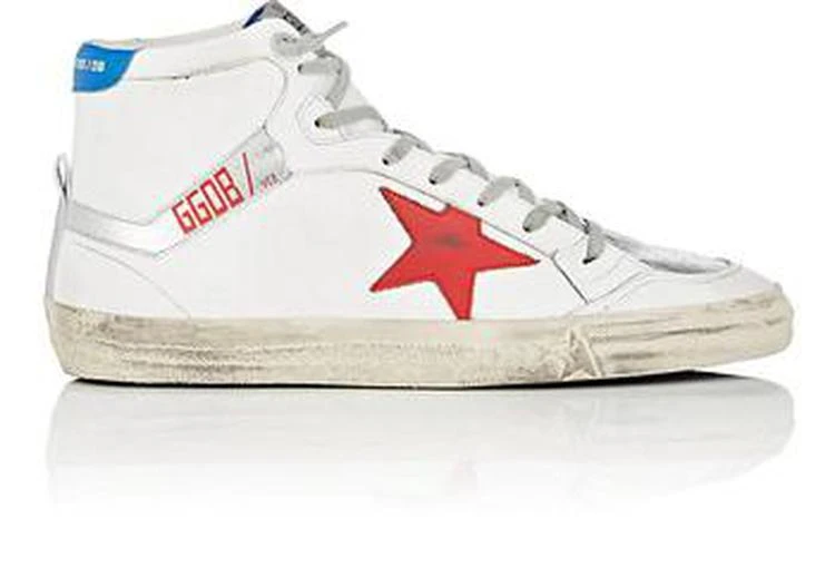 商品Golden Goose|Men's 2.12 Leather Sneakers,价格¥3942,第1张图片