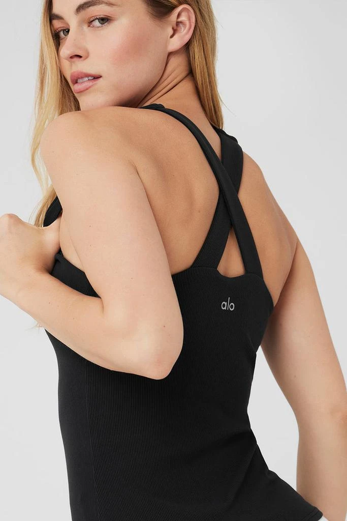 商品Alo|Elevate Tank - Black,价格¥473,第4张图片详细描述