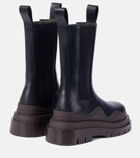 商品Bottega Veneta|Tire leather ankle boots,价格¥11693,第2张图片详细描述