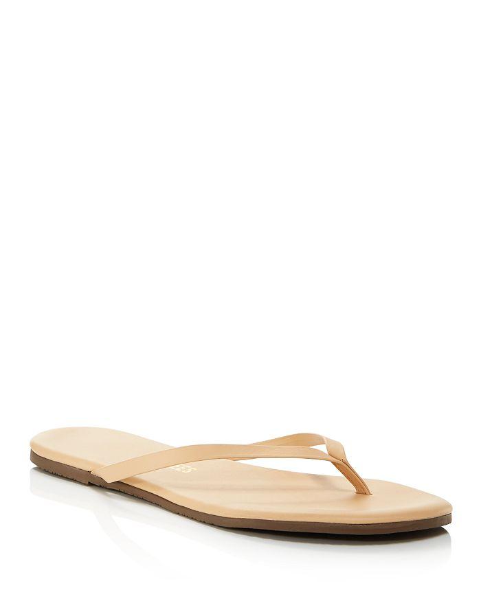 Women's Foundations Leather Flip-Flops商品第4张图片规格展示