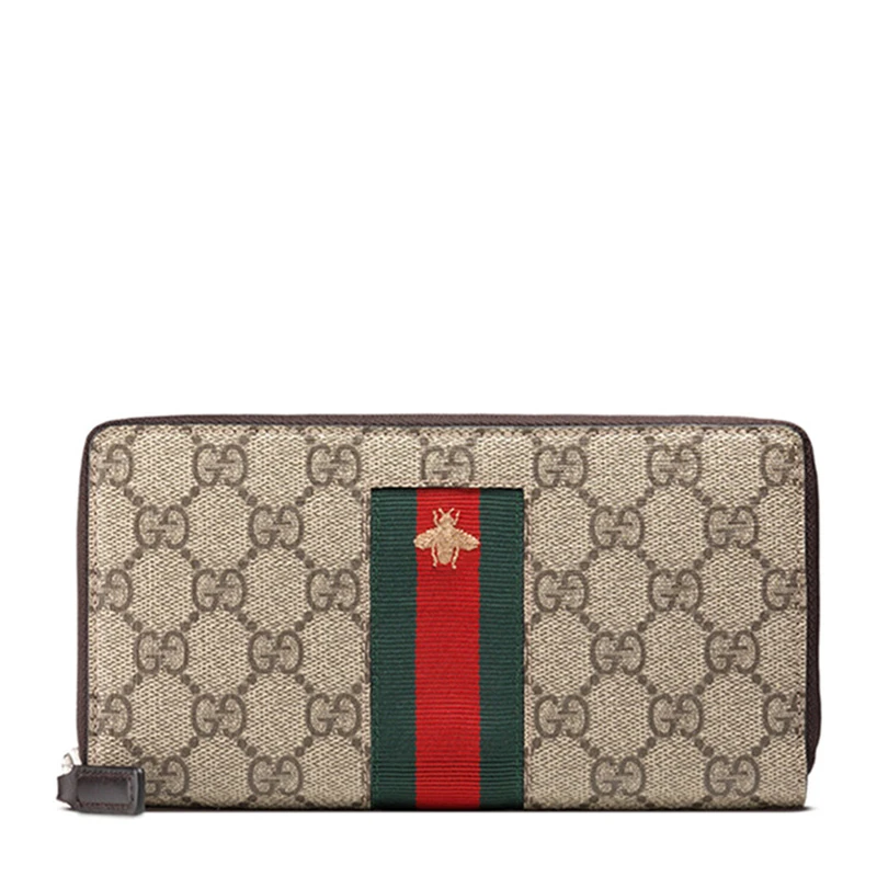 商品[国内直发] Gucci|GUCCI 拼色男士长款钱夹 408831-KLQCN-8461,价格¥8988,第1张图片