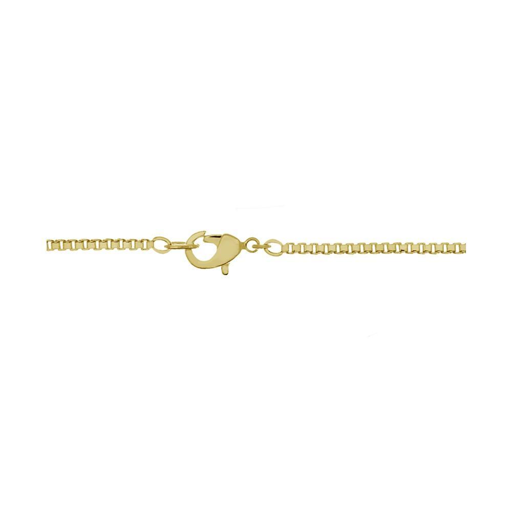 商品Essentials|Silver Plate or Gold Plate Venetian Box Link 24" Chain Necklace,价格¥47,第4张图片详细描述