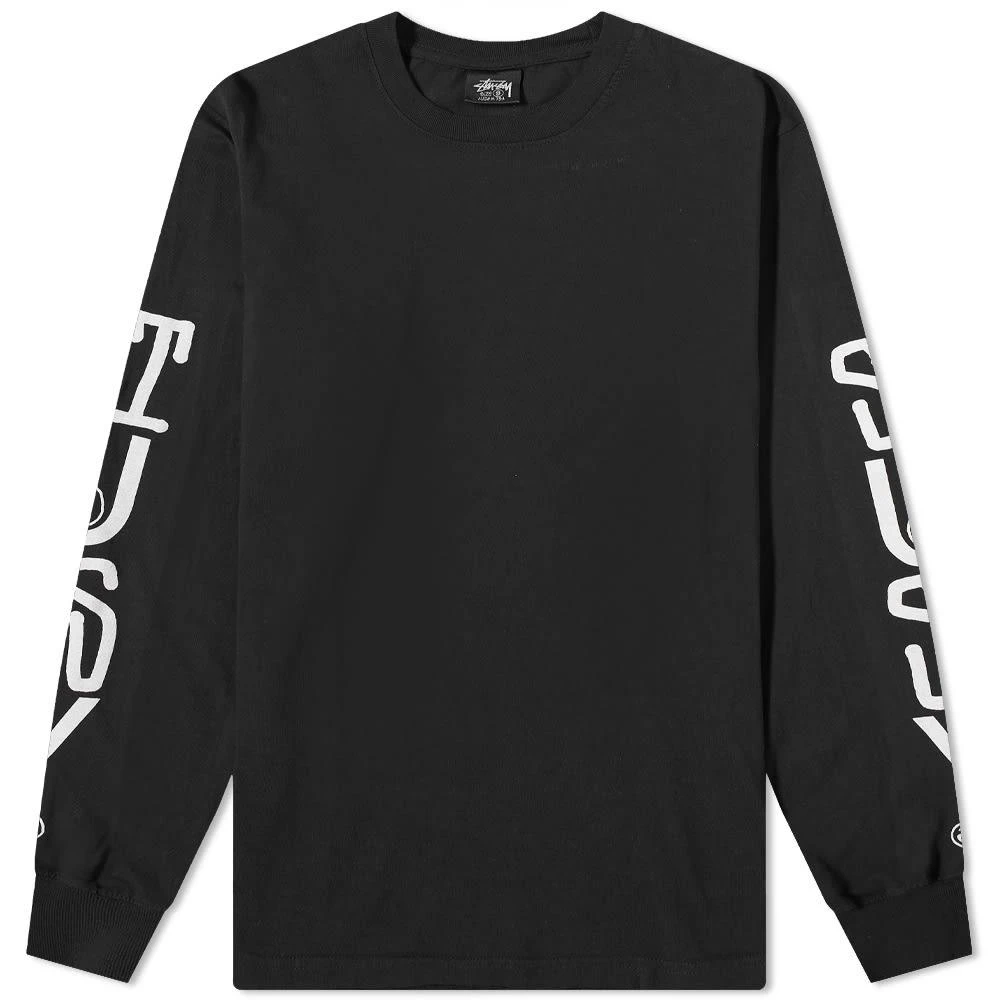 商品STUSSY|Stussy Long Sleeve Classic Stack Pigment Dyed Tee,价格¥549,第1张图片