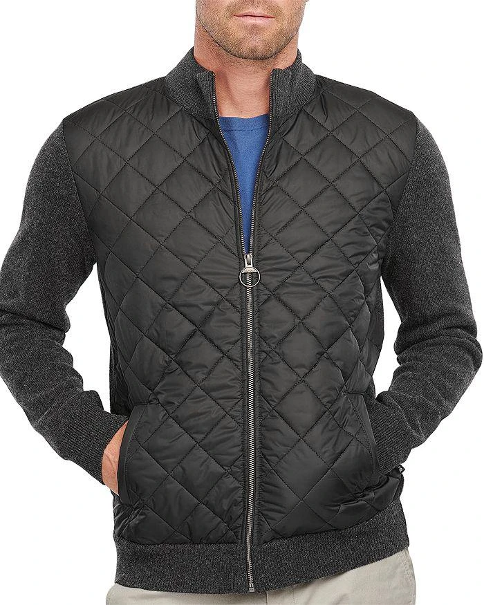 商品Barbour|Essential Diamond Quilt Regular Fit Bomber Jacket,价格¥1208,第1张图片