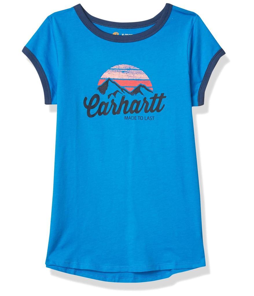 商品Carhartt|Girls' Short Sleeve Ringer Tee T-Shirt,价格¥88-¥110,第1张图片