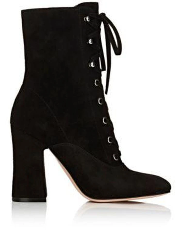 商品Gianvito Rossi|Mackay Suede Ankle Boots,价格¥5571,第1张图片