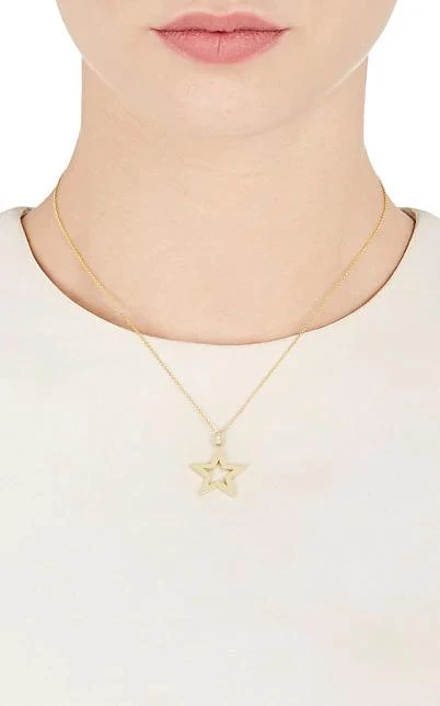 商品Jennifer Meyer|Open Star Pendant Necklace,价格¥6074,第2张图片详细描述