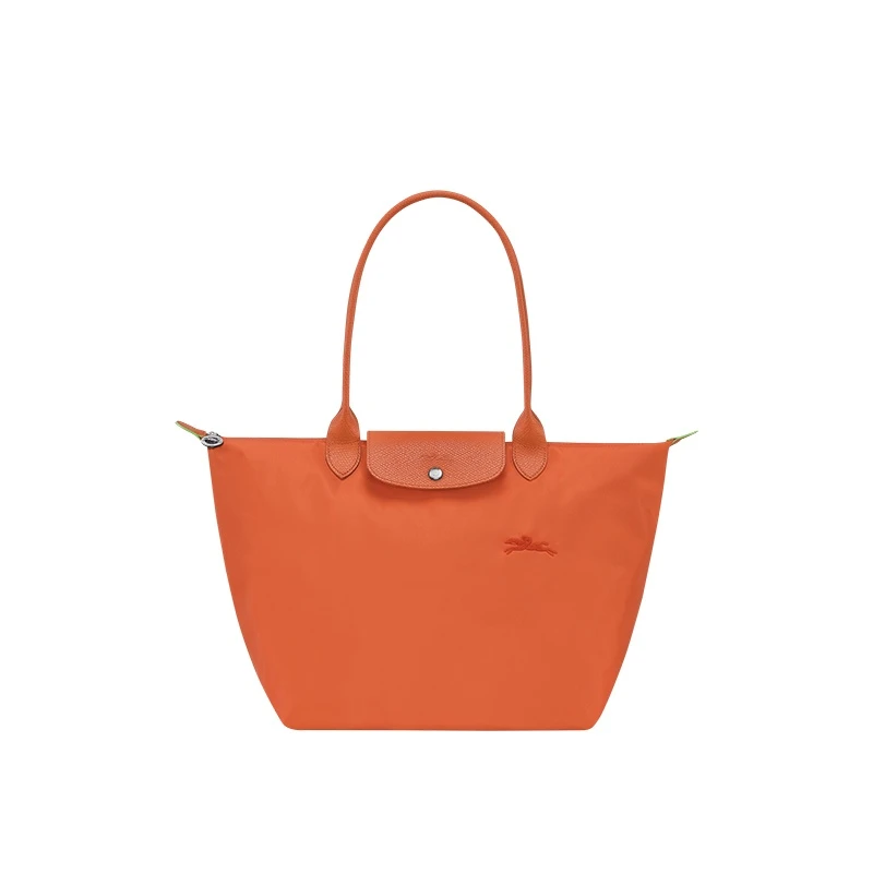 LONGCHAMP/珑骧 女士粉色帆布银色五金按扣拉链开合大号托特包 商品