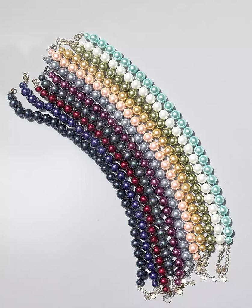 商品Charter Club|Imitation 14mm Pearl Collar Necklace, Created for Macy's,价格¥120,第3张图片详细描述