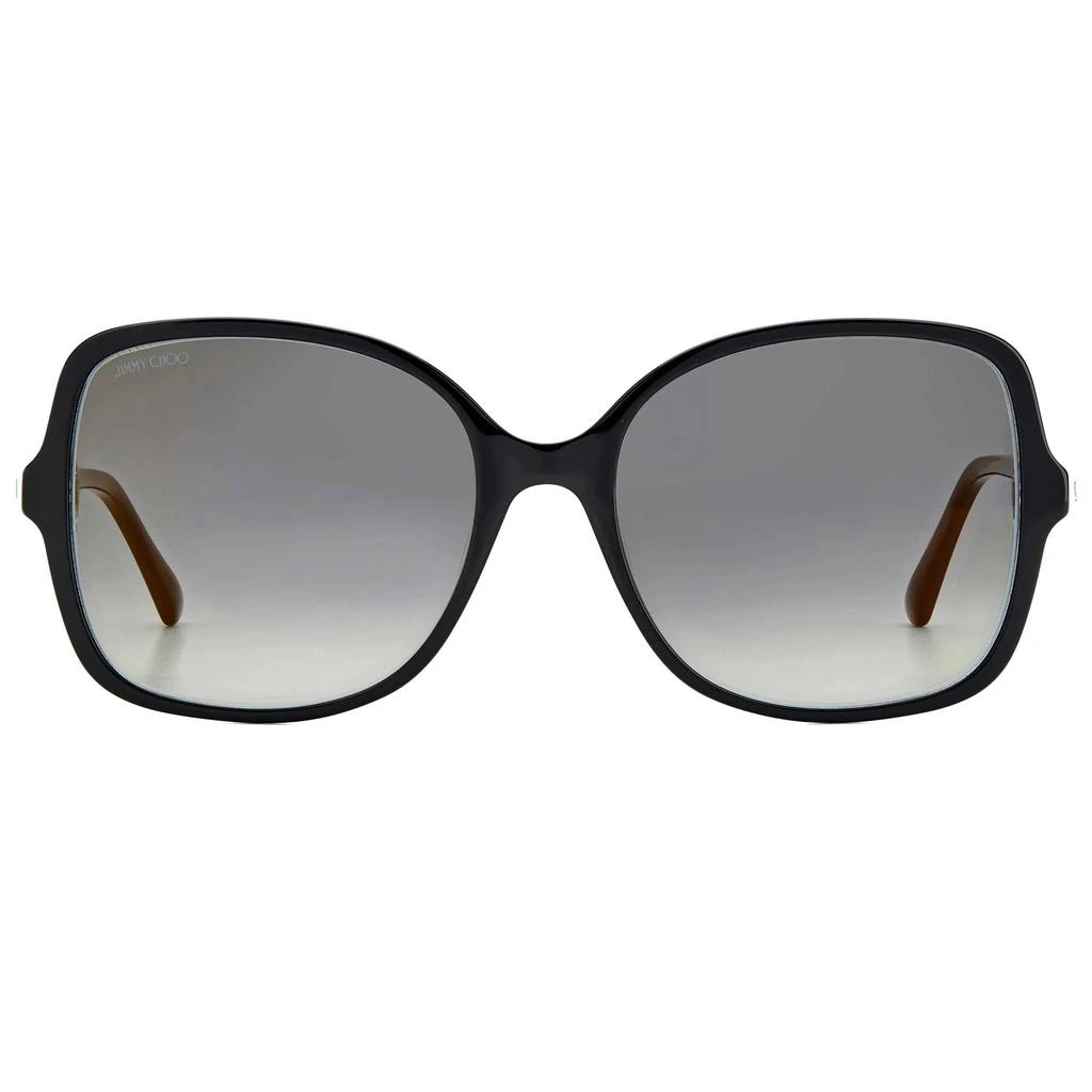 商品Jimmy Choo|Jimmy Choo Women's Sunglasses - Grey Lenses Black Butterfly Frame | JUDY/S 0807 FQ,价格¥649,第2张图片详细描述