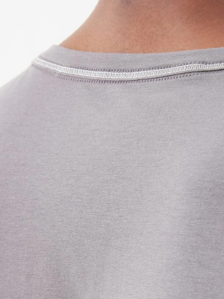 商品Calvin Klein|Logo embroidery cotton-blend pyjama top,价格¥152,第4张图片详细描述