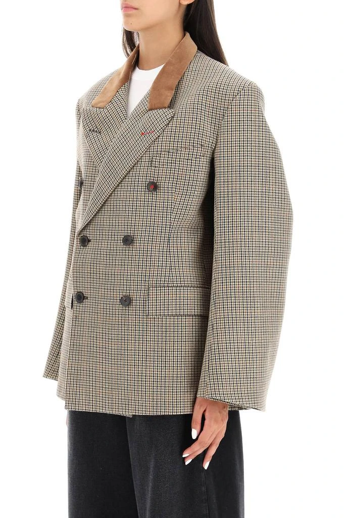 商品MAISON MARGIELA|Maison margiela houndstooth cape-jacket,价格¥7043,第4张图片详细描述