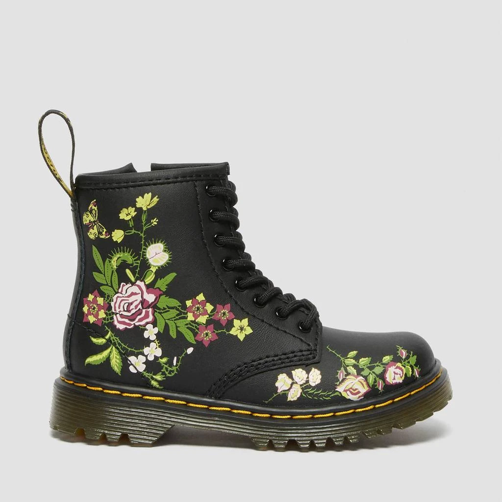 商品Dr. Martens|Dr. Martens Toddlers' 1460 Hydro Lace Boots - Black Bloom,价格¥349,第4张图片详细描述