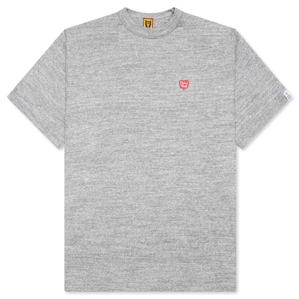 商品Human Made|Heart Badge T-Shirt - Grey,价格¥895,第1张图片
