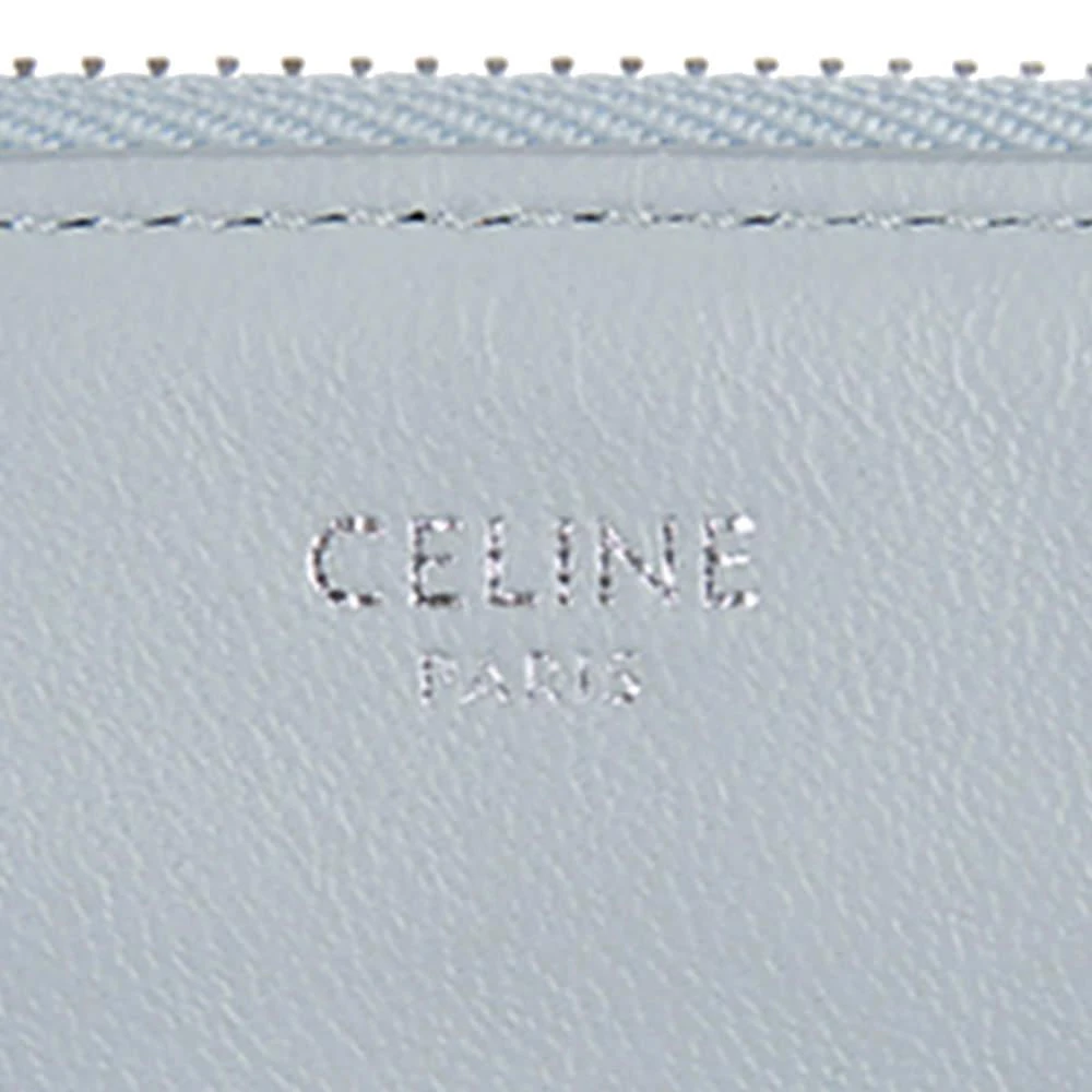 商品[二手商品] Celine|Celine Blue Trio Leather Crossbody Bag,价格¥7755,第5张图片详细描述