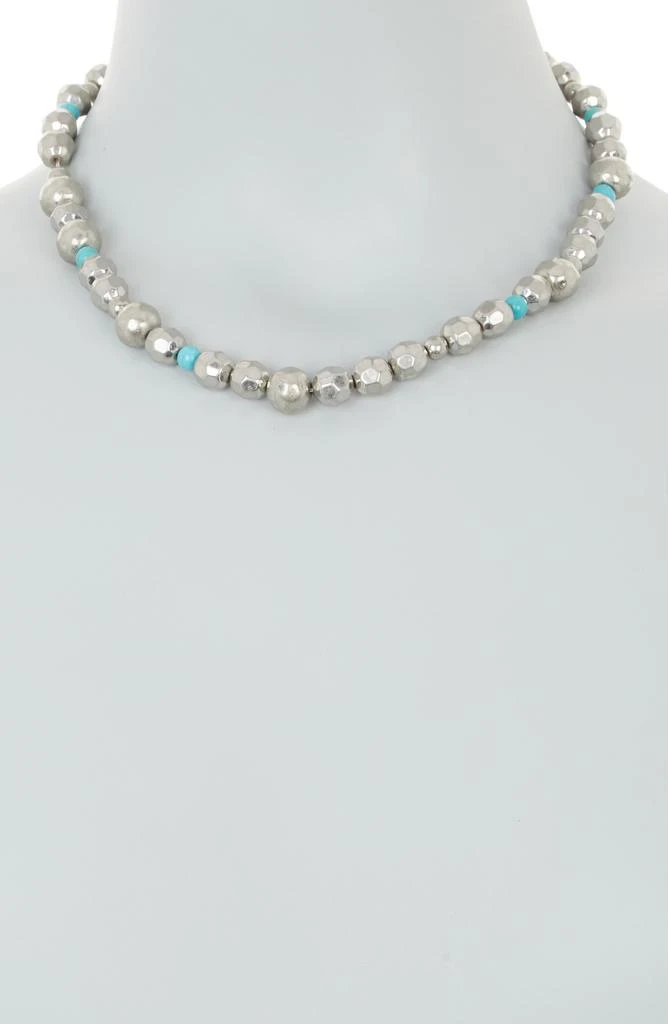 商品Melrose and Market|Reconstituted Turquoise Beaded Necklace,价格¥54,第2张图片详细描述