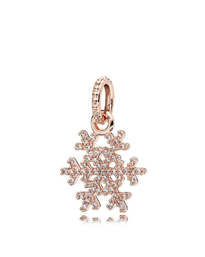 商品PANDORA|闪耀雪花玫瑰金串珠,价格¥519,第1张图片